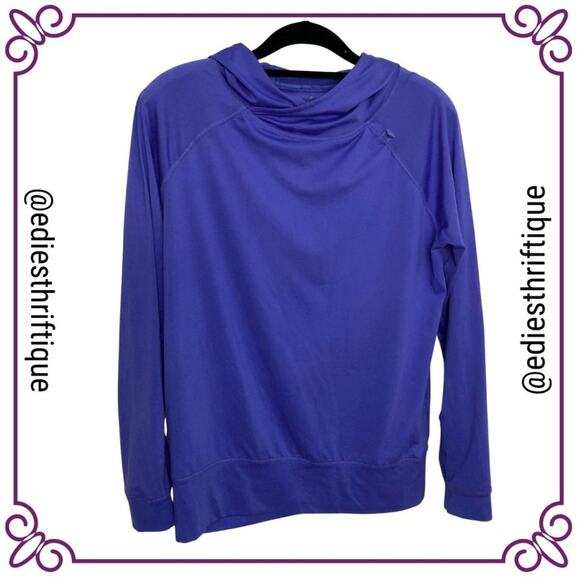 Colosseum Purple Workout Athleisure Relaxed Fit Hoodie Medium - Picture 1 of 10
